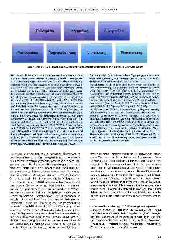 Vorschauseite 2: Lebensweltorientierung im Entlassungsmanagement