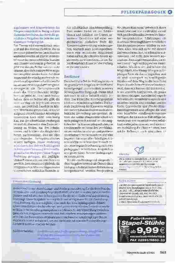 Vorschauseite 5: Die schriftliche Prüfung im Lernfeldkonzept: Problemlösungsfähigkeit sichtbar machen