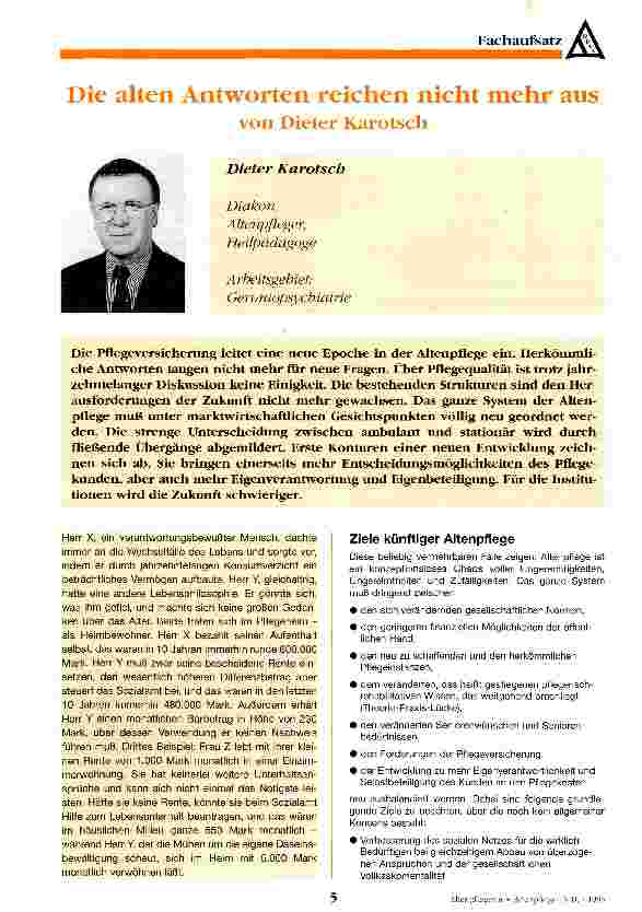 Vorschauseite 1: Die alten Antworten reichen nicht mehr aus
