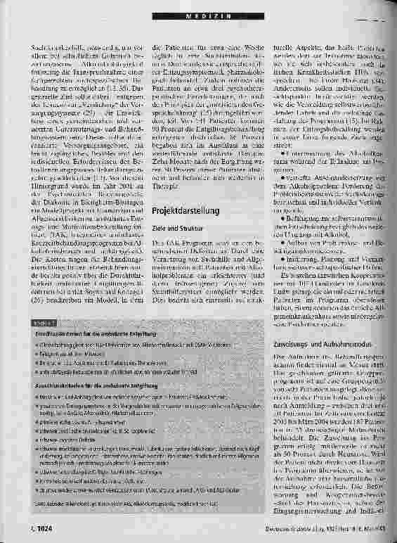 Vorschauseite 2: Qualifizierter ambulanter Alkoholentzug