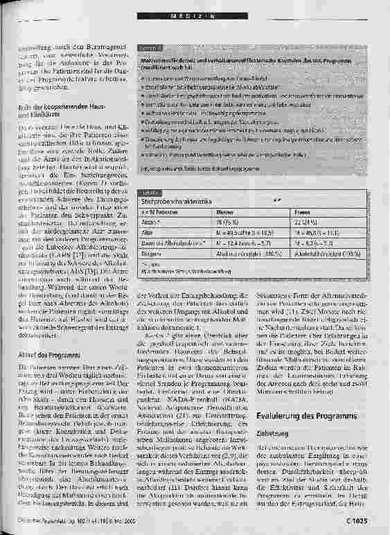 Vorschauseite 3: Qualifizierter ambulanter Alkoholentzug