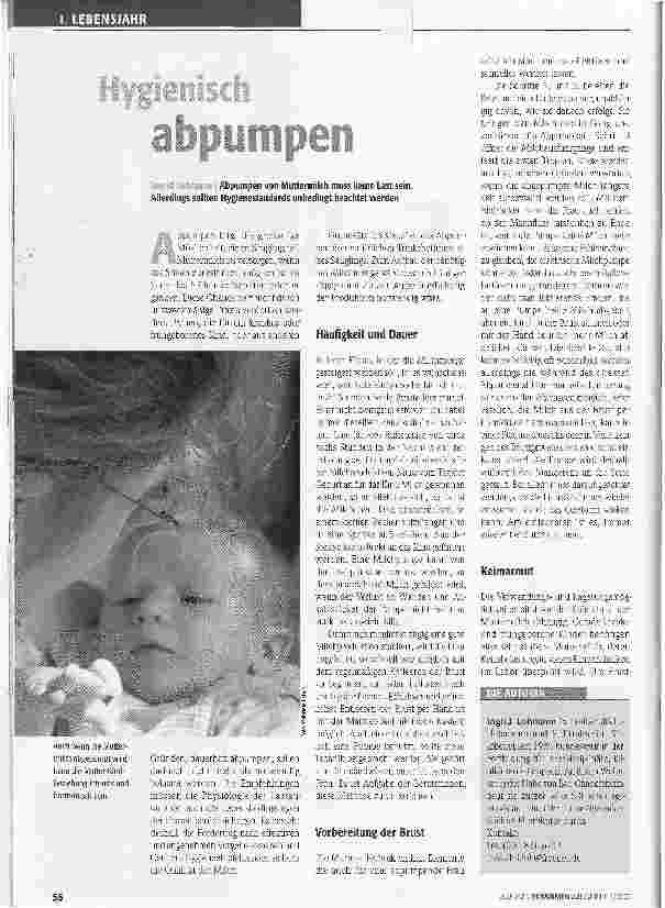 Vorschauseite 1: Hygienisch abpumpen