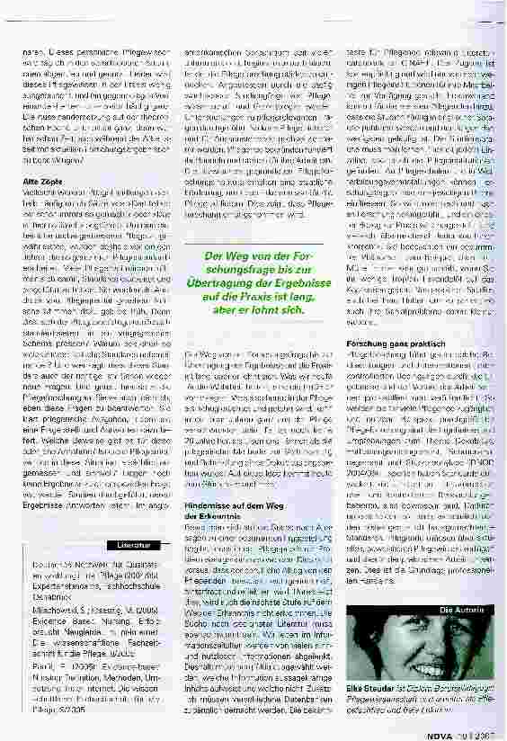 Vorschauseite 2: Die Zukunft ist evidence-based