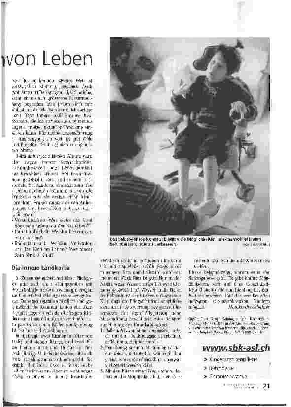 Vorschauseite 2: Ein Hauch von LebenChronisch krank zu Hause
