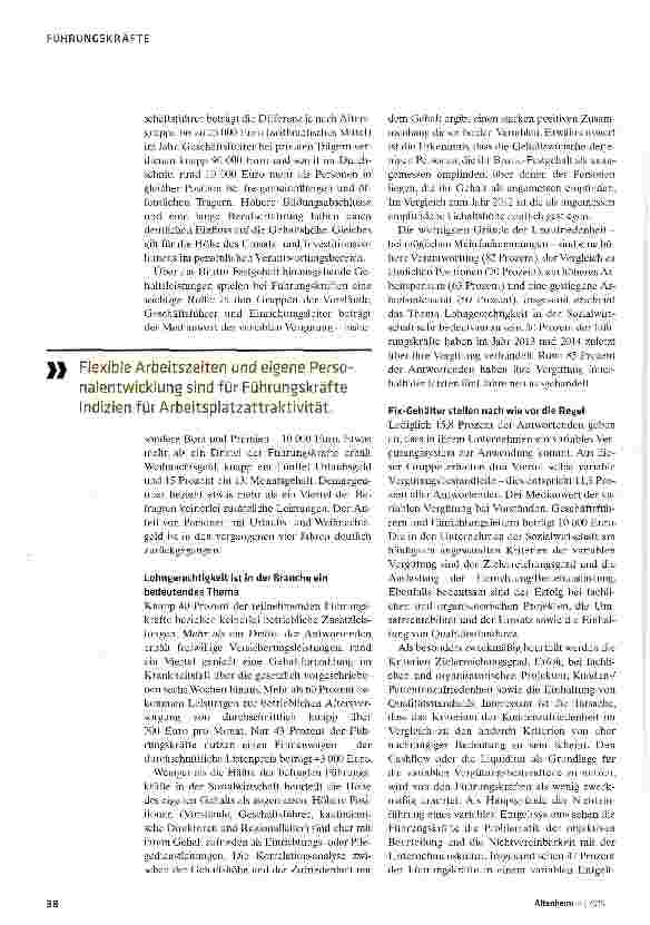 Vorschauseite 3: Was sind die Top-Leute in der Sozialwirtschaft wert?