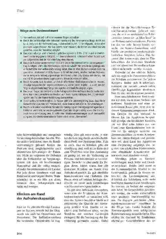 Vorschauseite 2: Abwracken ist kein Selbstzweck