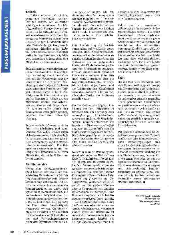 Vorschauseite 3: Beruf und Familie in Einklang