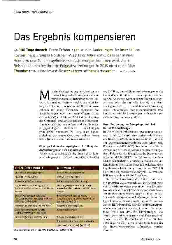 Vorschauseite 1: Das Ergebnis kompensieren