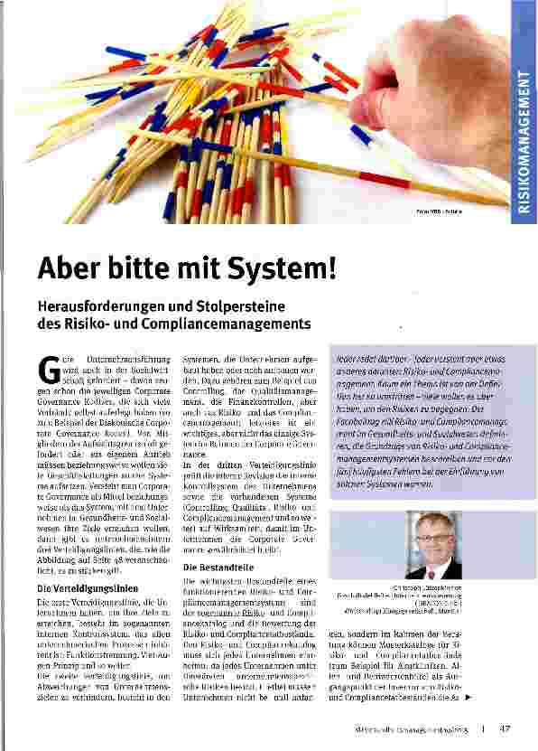 Vorschauseite 1: Aber bitte mit System!