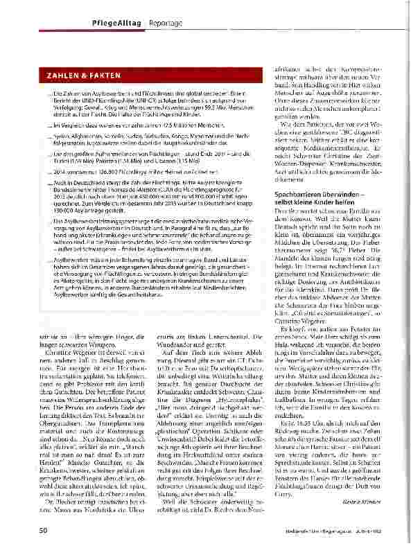 Vorschauseite 3: Asylbewerberheim - Ein Tag in der Krankenstation