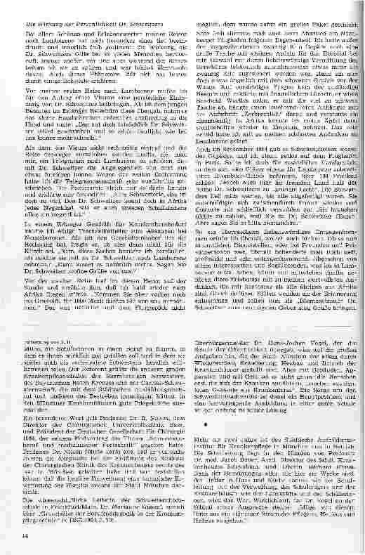 Vorschauseite 3: Ein Blumenstrauß für Dr. Albert Schweitzer