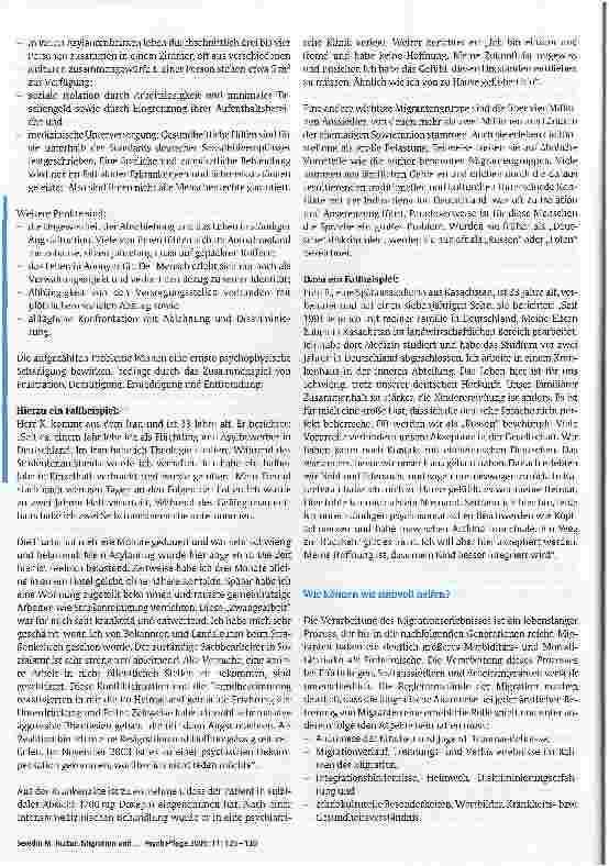 Vorschauseite 4: Kultur, Migration und seelische Gesundheit
