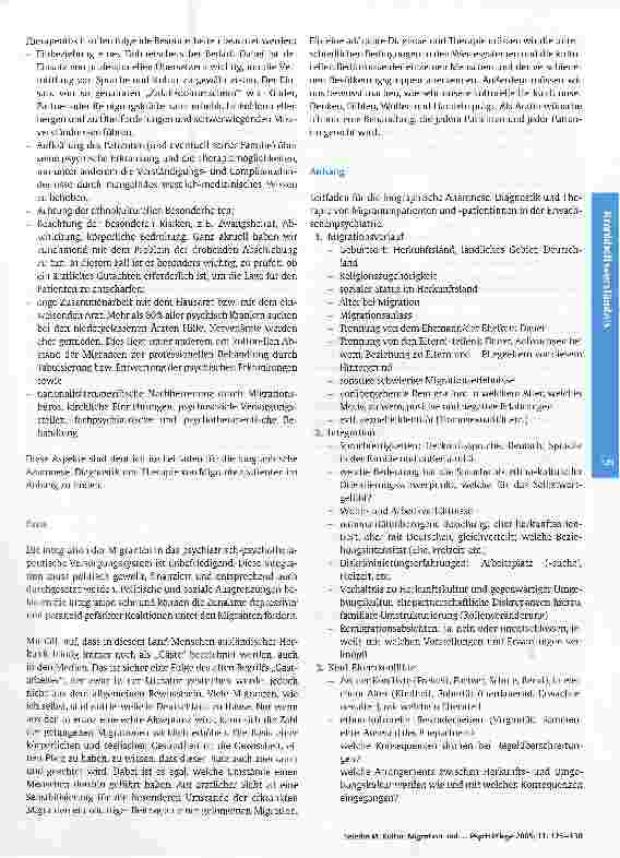 Vorschauseite 5: Kultur, Migration und seelische Gesundheit