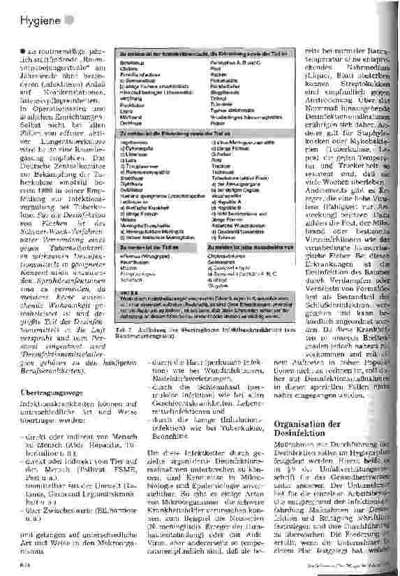 Vorschauseite 3: Organisation und Durchführung von Desinfektionsmaßnahmen unter besonderer Berücksichtigung des Bundesseuchengesetzes