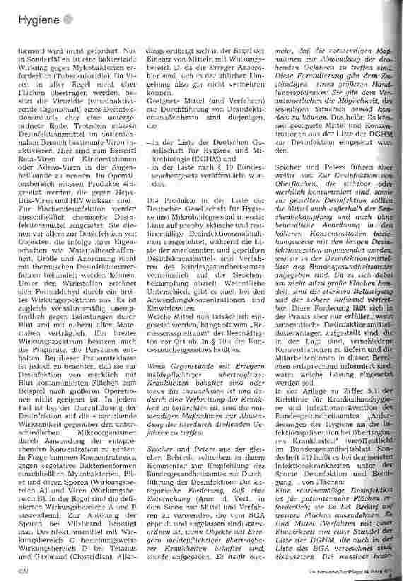 Vorschauseite 5: Organisation und Durchführung von Desinfektionsmaßnahmen unter besonderer Berücksichtigung des Bundesseuchengesetzes