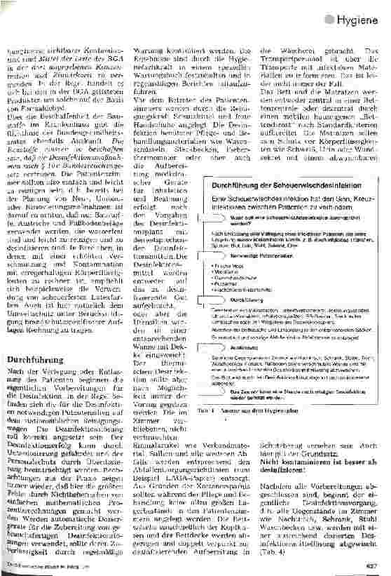 Vorschauseite 6: Organisation und Durchführung von Desinfektionsmaßnahmen unter besonderer Berücksichtigung des Bundesseuchengesetzes