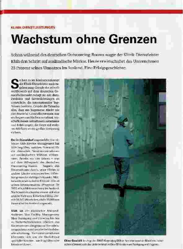 Vorschauseite 1: Wachstum ohne Grenzen
