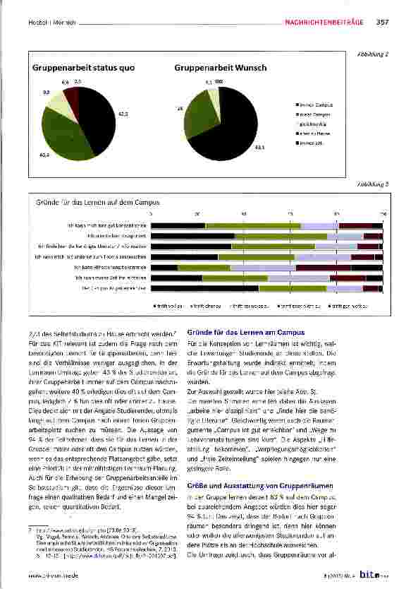 Vorschauseite 3: Anforderungen von Studierenden an Lernräume