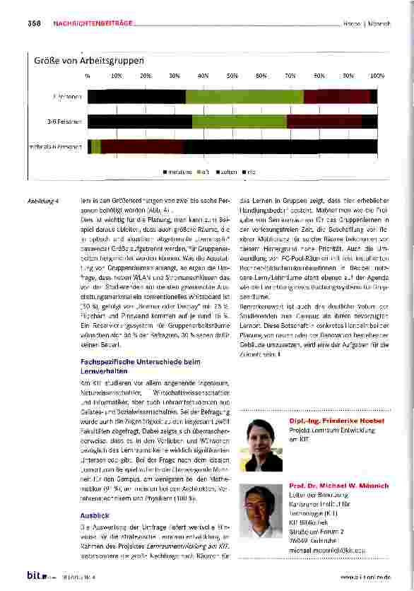 Vorschauseite 4: Anforderungen von Studierenden an Lernräume