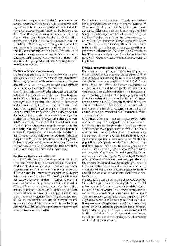 Vorschauseite 4: Den Frauen bei der Geburt aus Beckenendlage wieder Optionen eröffnen