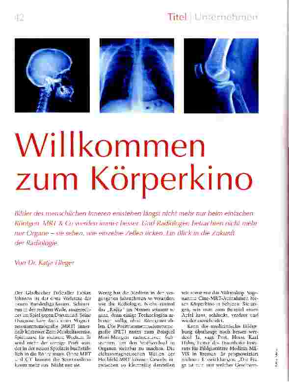 Vorschauseite 1: Willkommen zum Körperkino