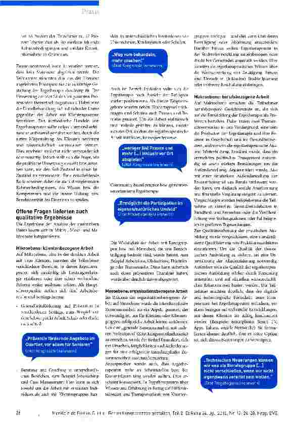Vorschauseite 3: Wie Ergotherapeuten den Behandlungsprozess gestalten Teil 2: Ergotherapie - quo vadis?
