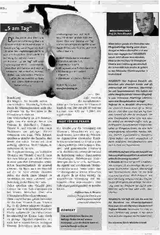 Vorschauseite 3: Die Bedeutung der Mikronährstoffe