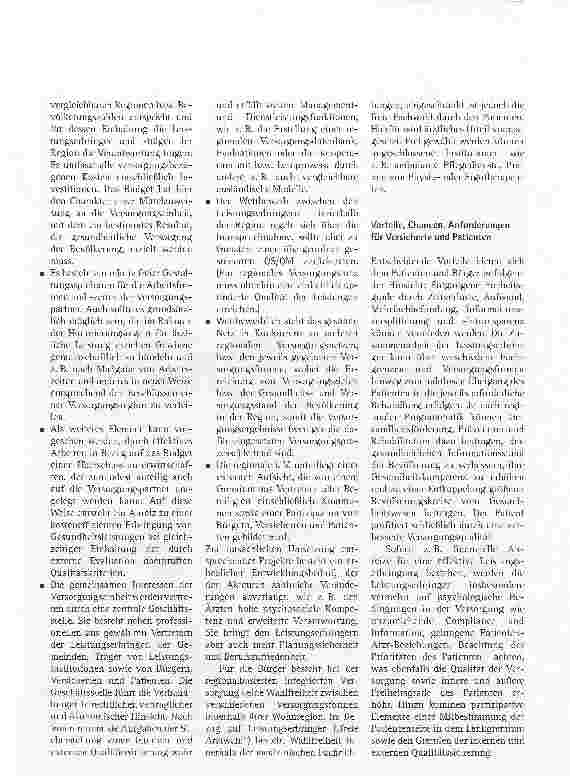 Vorschauseite 3: Integrierte Versorgung: Chancen und Anforderungen