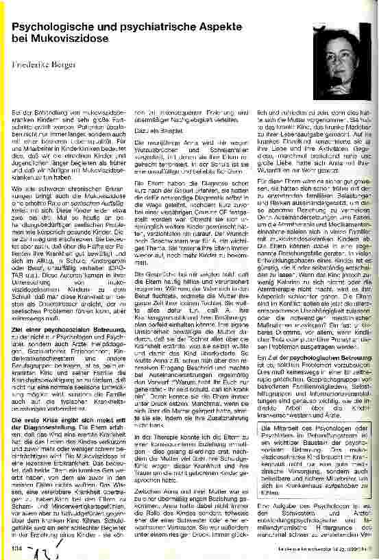 Vorschauseite 4: Mukoviszidose - Cystische Fibrose (CF)