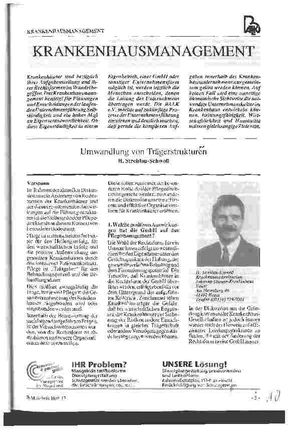 Vorschauseite 1: Umwandlung von Trägerstrukturen