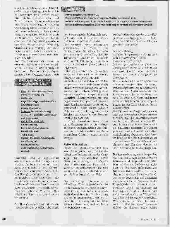 Vorschauseite 2: Ursachen, Zeichen und Folgen von Mangelernährung