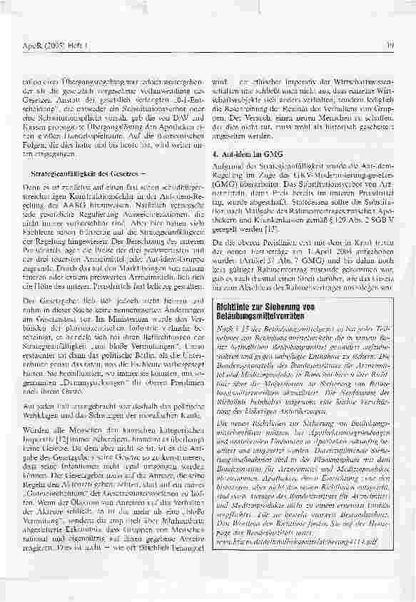 Vorschauseite 5: Aut-idem Rechtliche Ausgestaltung und Praxis