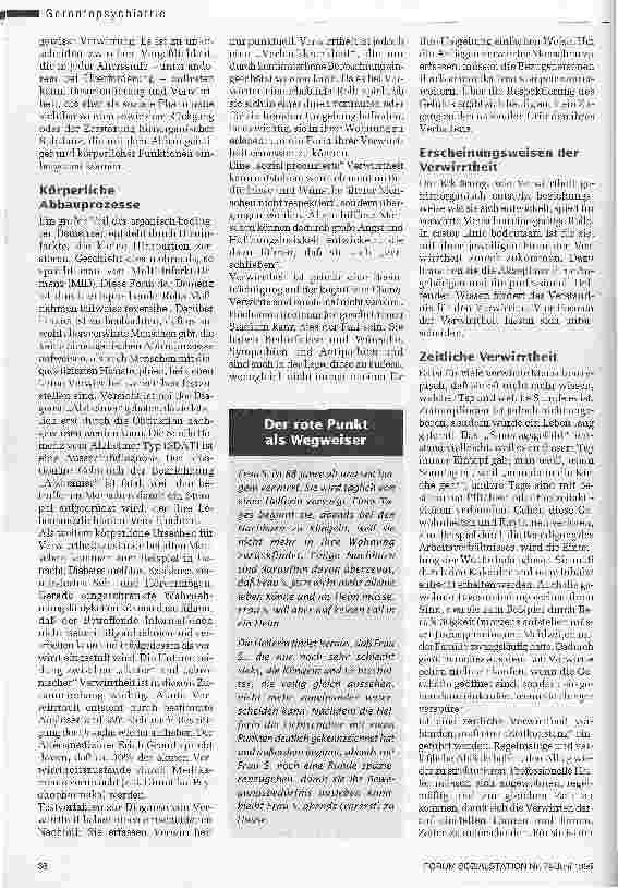 Vorschauseite 2: Die Logik der Verwirrtheit Formen der Altersdemenzen