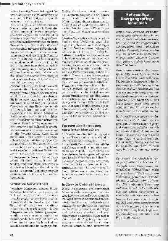 Vorschauseite 4: Die Logik der Verwirrtheit Formen der Altersdemenzen