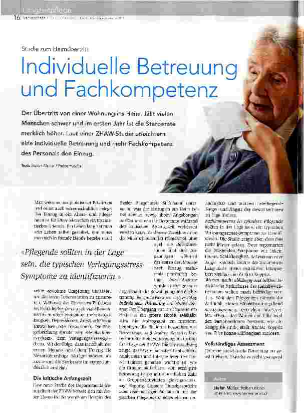 Vorschauseite 1: Individuelle Betreuung und Fachkompetenz