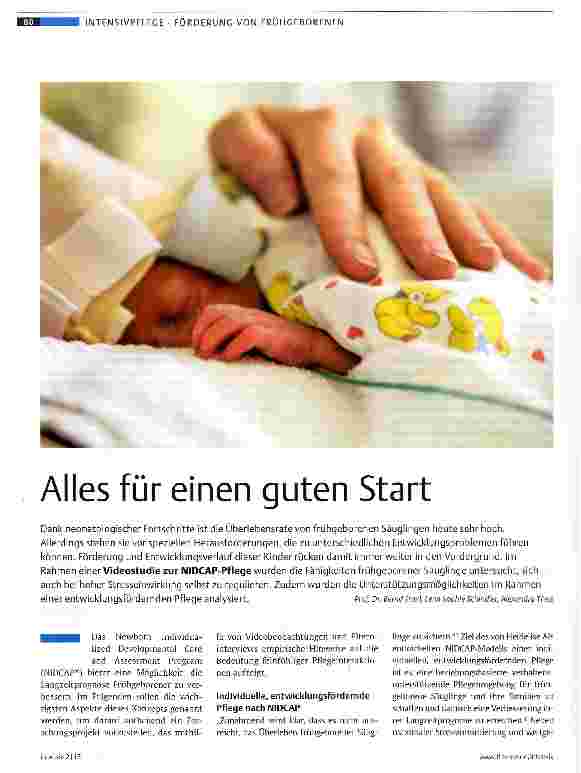 Vorschauseite 1: Alles für einen guten Start
