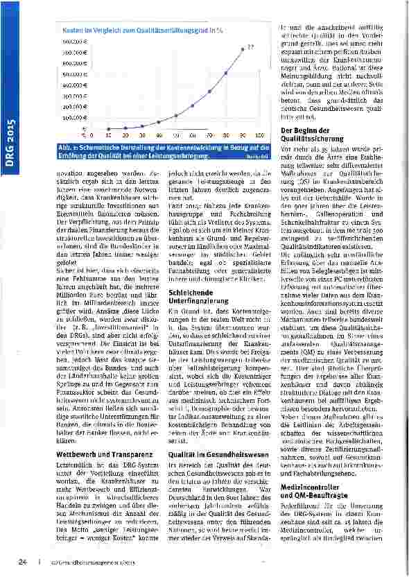 Vorschauseite 2: Qualitätssteigerung und Kostenkontrolle