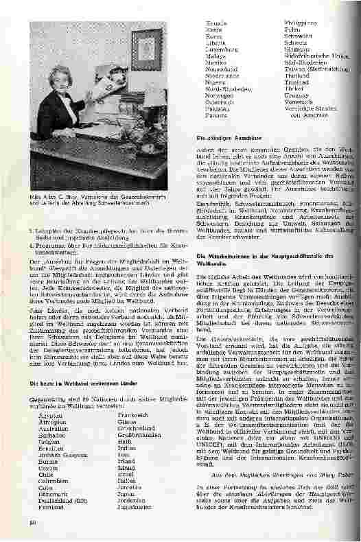 Vorschauseite 5: Eine internationale Idee - Geschichte des Weltbundes der Krankenschwester