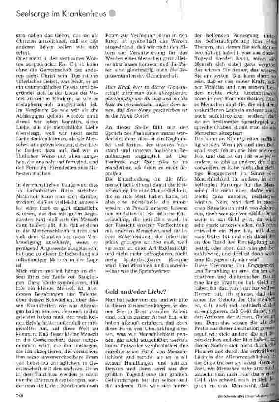 Vorschauseite 2: Geht der Menschlichkeit die Luft aus? Menschlichkeit braucht Pflege