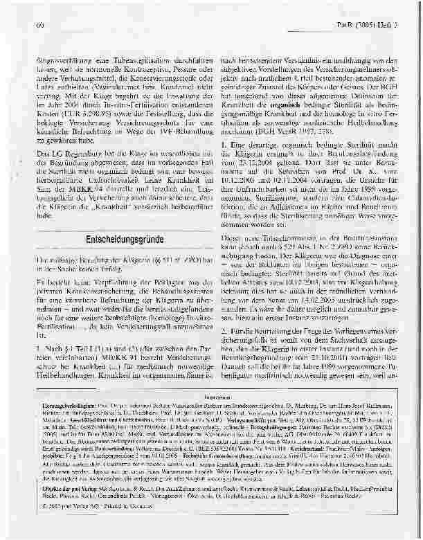 Vorschauseite 2: Tubensterilisation und später erwünschte Schwangerschaft durchIn-vitro-Fertilisation