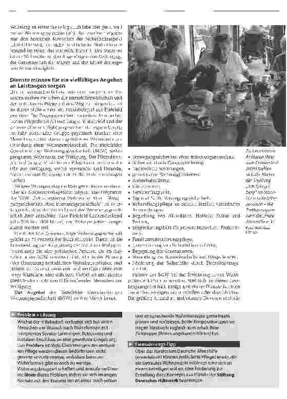 Vorschauseite 2: Der Dienst als Treffpunkt im Wohnquartier