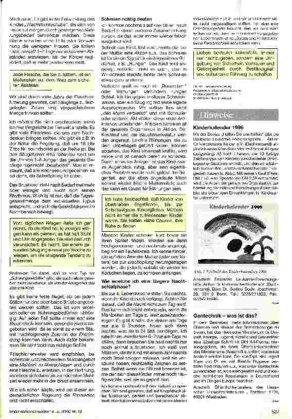 Vorschauseite 3: Über das Stillen