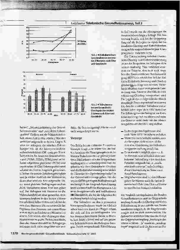 Vorschauseite 6: Inanspruchnahme des Gesundheitswesens