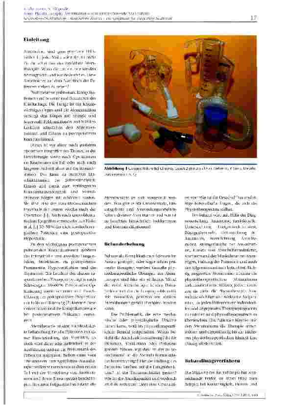 Vorschauseite 2: Atem-Physiotherapie: Atemtrainer - eine unterstützende Maßnahme