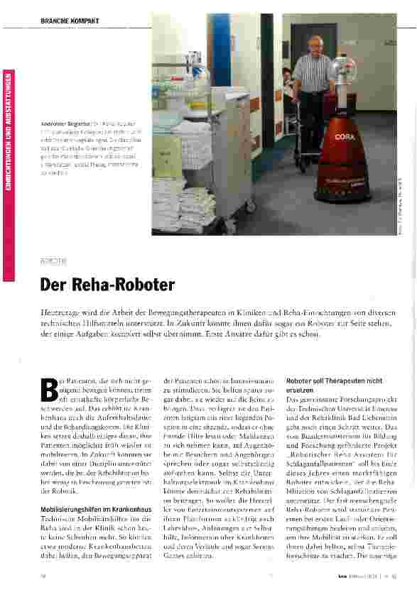 Vorschauseite 1: Der Reha-Roboter