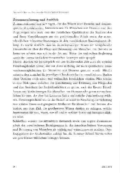 Vorschauseite 5: PSYCHO-SOZIALE INTERVENTIONEN BEI MENSCHEN MIT DEMENZ
