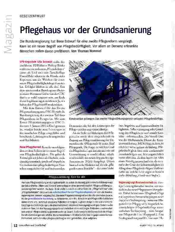 Vorschauseite 1: Pflegehaus vor der Grundsanierung