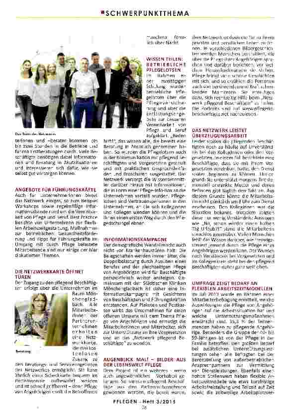 Vorschauseite 2: GEH HEIM UND REGEL DAS! Wenn Unternehmen ihre pflegend Beschäftigten unterstützen