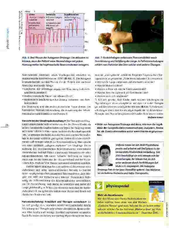 Vorschauseite 5: Physiotherapie bei Mukoviszidose Die Lunge putzen