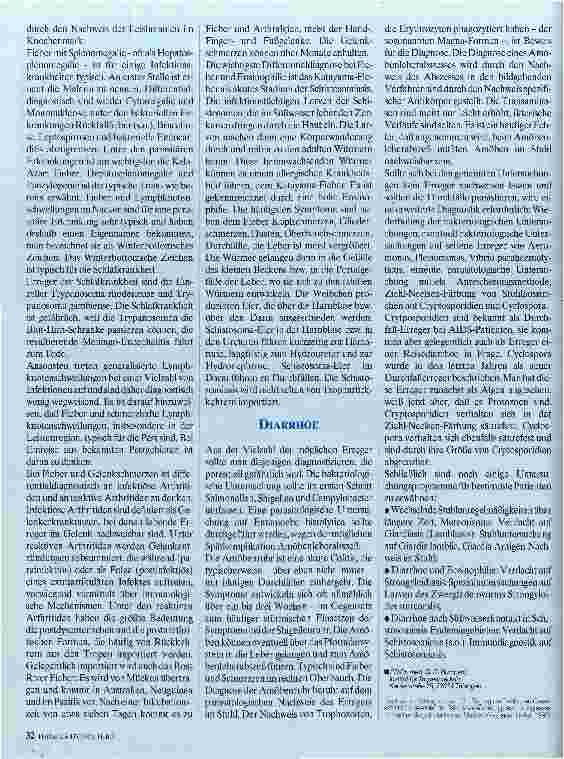 Vorschauseite 2: Importierte Erkrankungen
